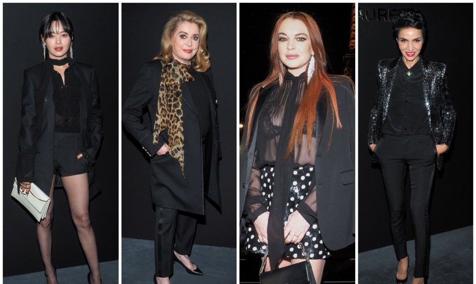 Iš kairės: Xin Zhilei, Catherine Deneuve, Lindsay Lohan, Farida Khelfa