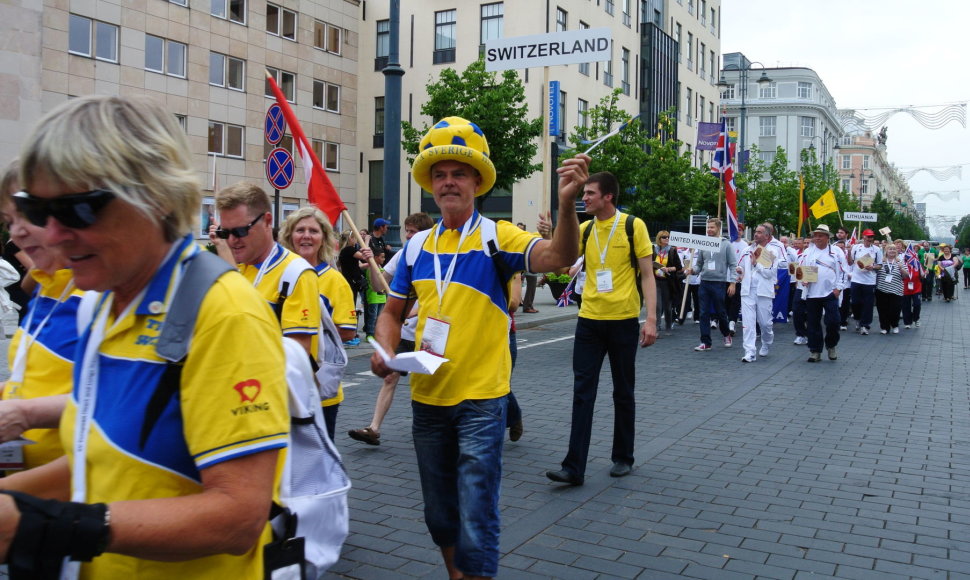 Europos žmonių su persodintais organais sporto žaidynių atidarymo ceremonija Vilniuje