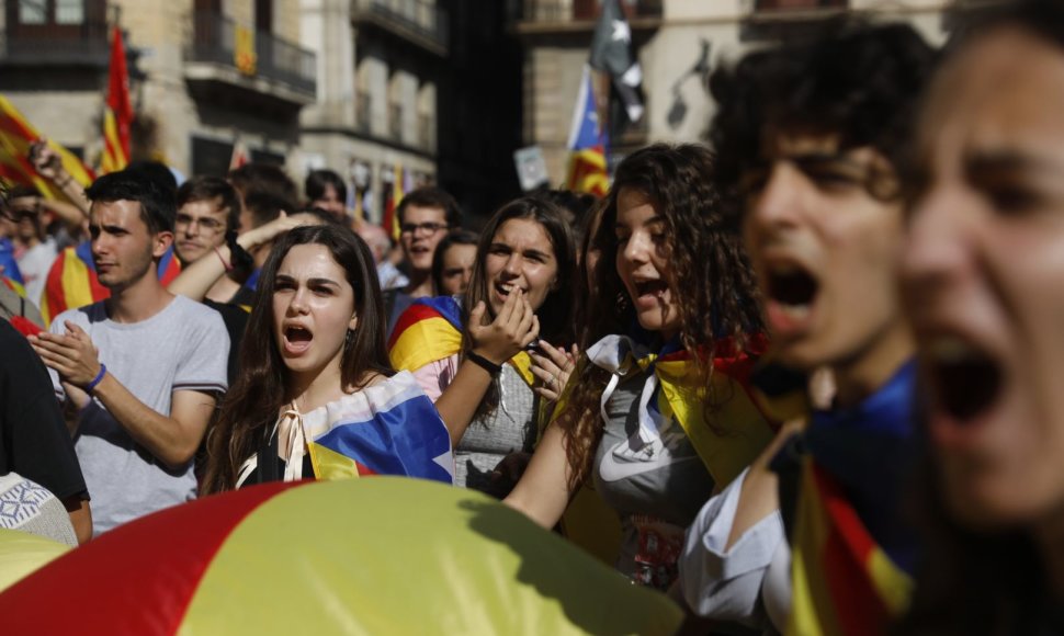 Katalonų demonstracija