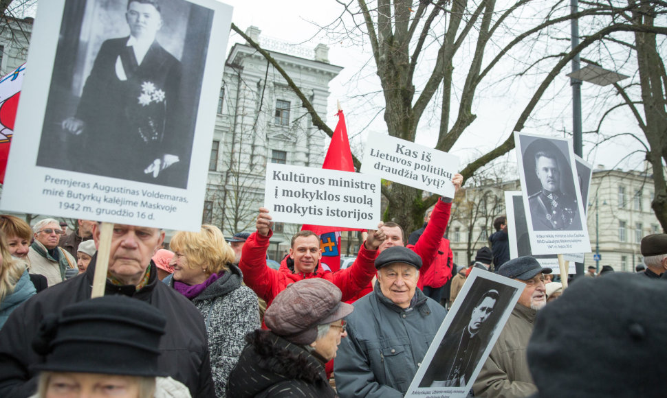  Mitingas dėl Vyčio paminklo Lukiškių aikštėje statybų