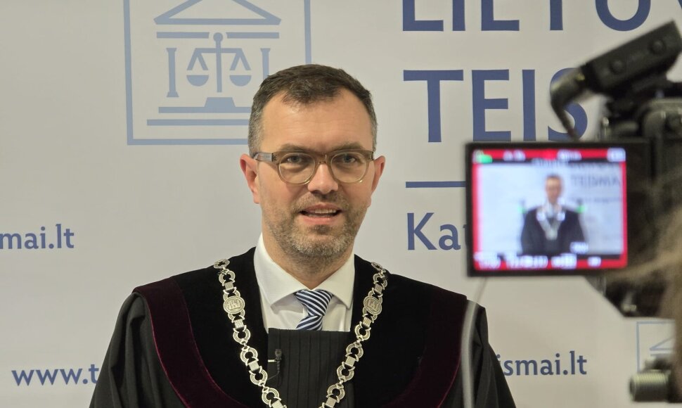 Kauno apygardos teismo pirmininkas Marius Bartninkas