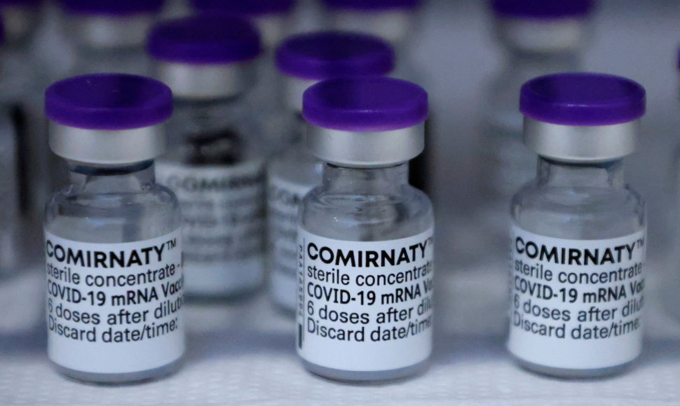 „Pfizer-BioNTech“ gaminama „Comirnaty“ vakcina nuo koronaviruso