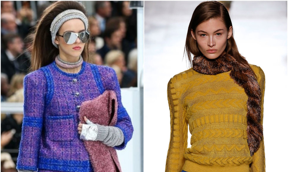 „Chanel“ ir „Missoni“ 2017–2018 m. rudens ir žiemos kolekcijų modeliai