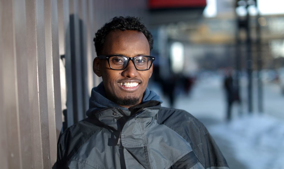 Vienas iš JAV į Kanadą atvykusių somaliečių.