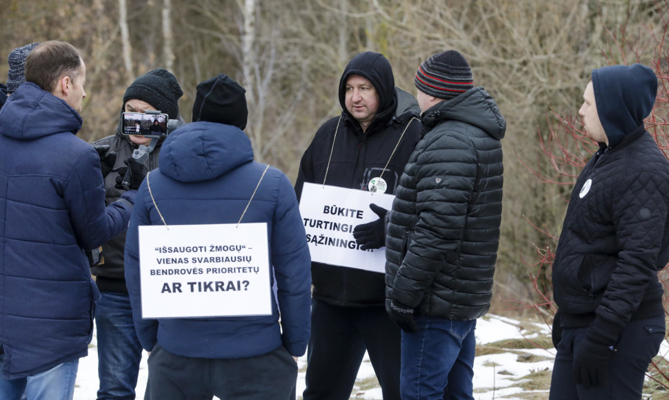 „Achemos“ darbuotojų streikas