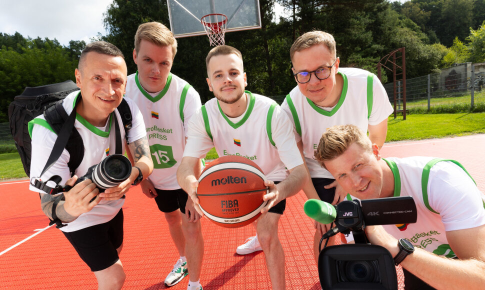  &bdquo;EuroBasket 2025&ldquo; sporto komandos fotosesija