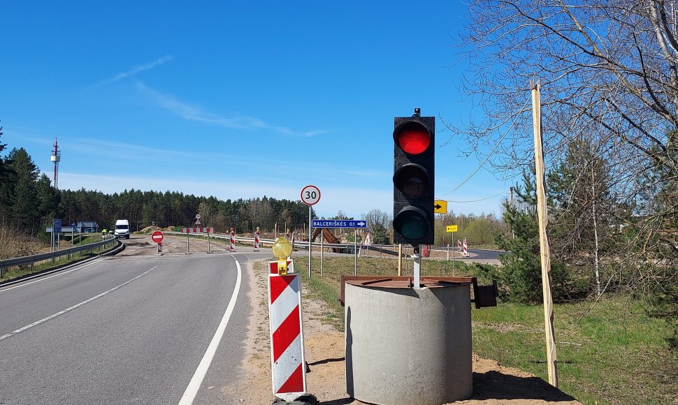 Rekonstrukcijai uždaryta Vievio pervaža