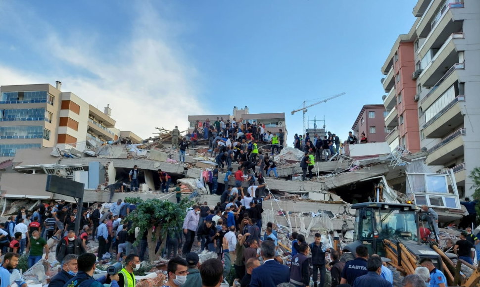 Žemės drebėjimo padariniai Turkijoje