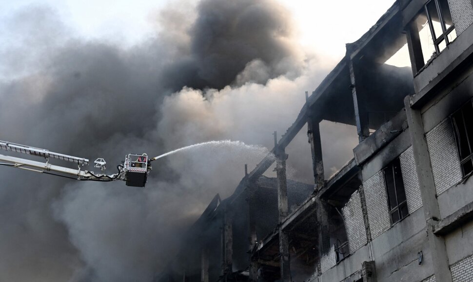 Karas Ukrainoje / SERGEY BOBOK / AFP