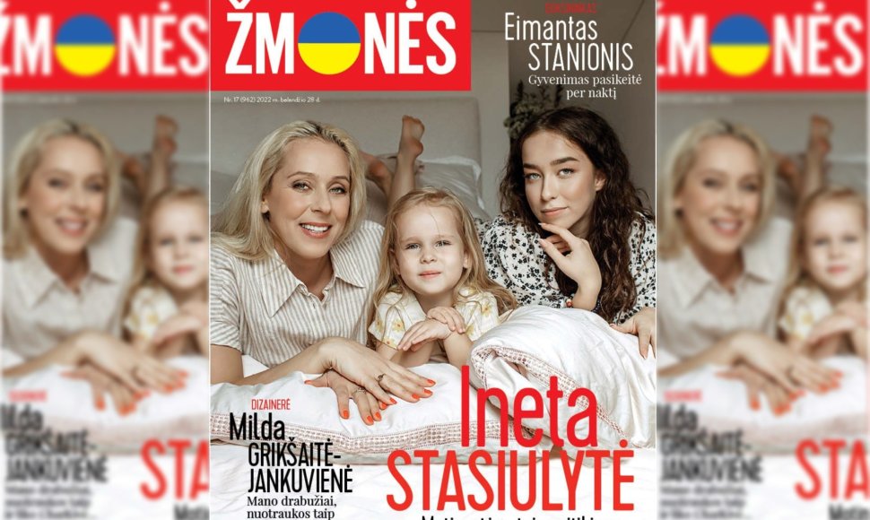 Ineta Stasiulytė su dukromis