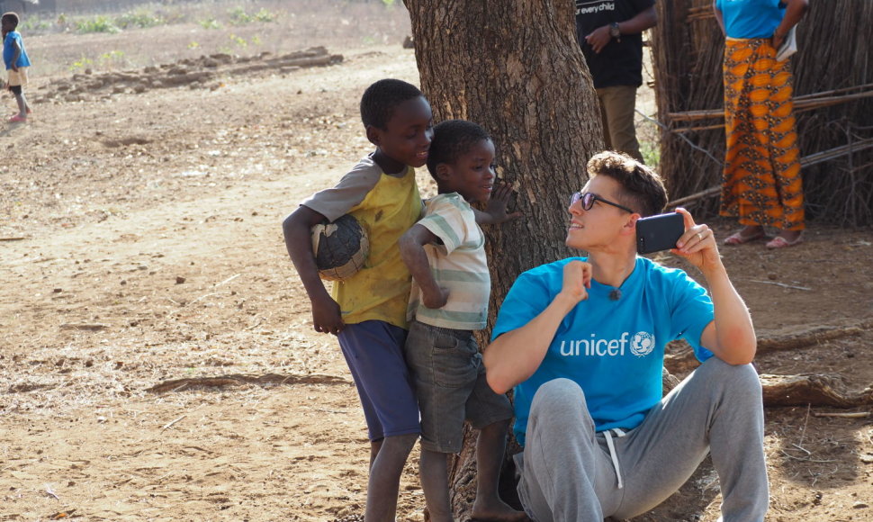 Donatas Montvydas UNICEF misijoje Malavyje