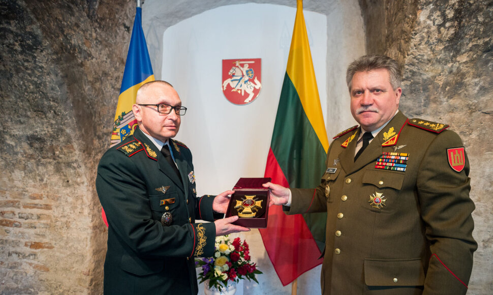 Lietuvoje lankosi Moldovos kariuomenės vadas brigados generolas Igor Cutie
