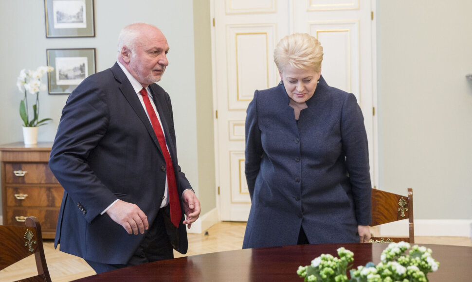Dalia Grybauskaitė ir Valentinas Mazuronis