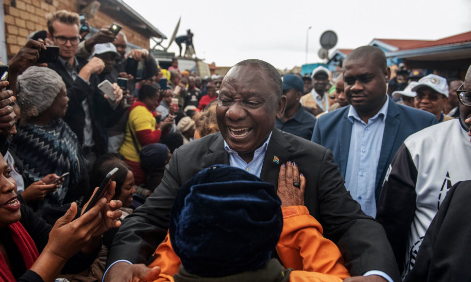 PAR prezidentas ir ANC lyderis Cyrilas Ramaphosa