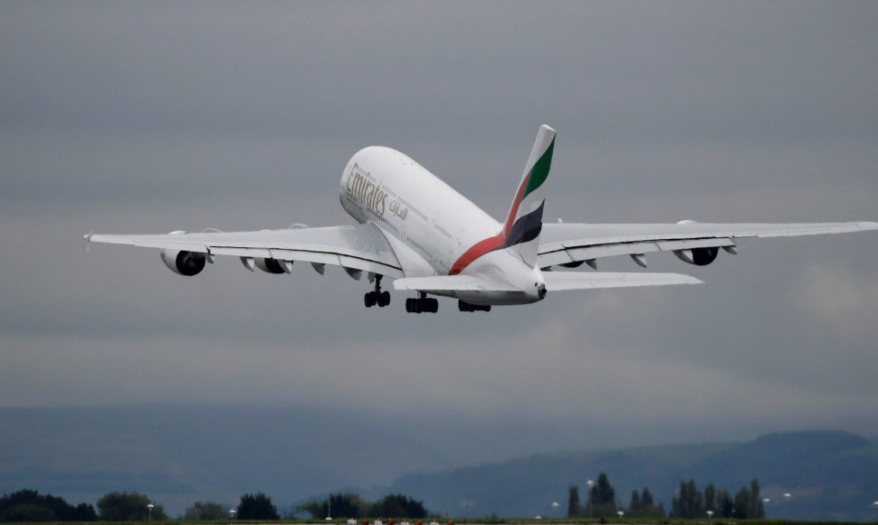 „Emirates“ lėktuvas „Airbus A380-800“