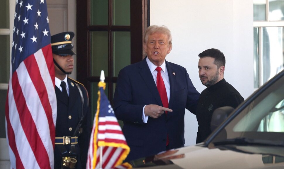 Donaldas Trumpas ir Volodymyras Zelenskis