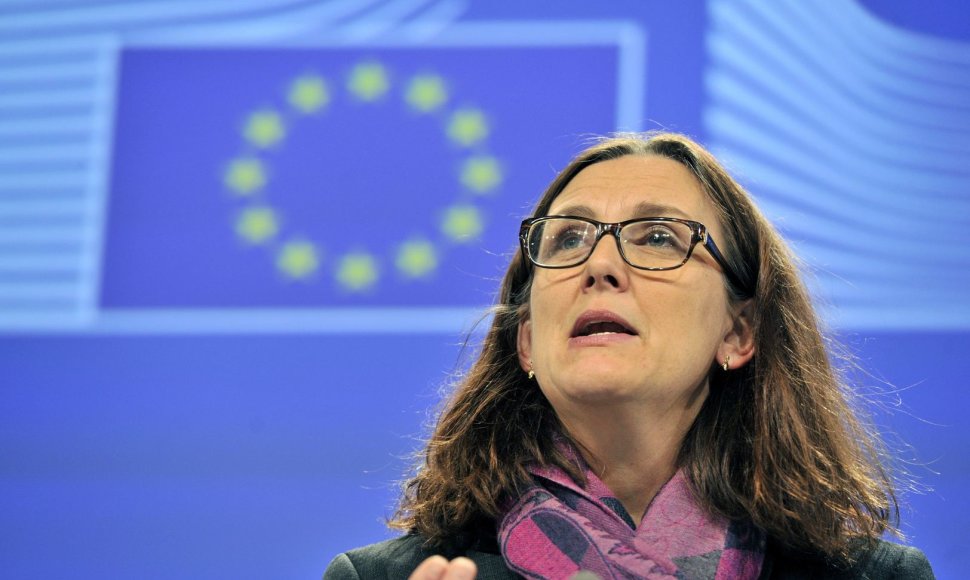 ES prekybos komisarė Cecilia Malmstroem