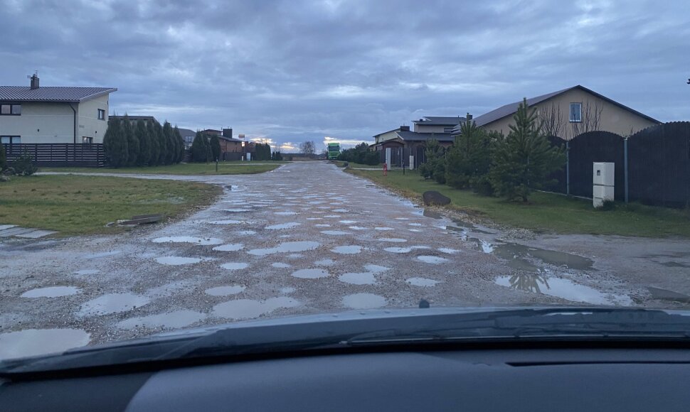 Pagojo gyvenvietės gatvės danga