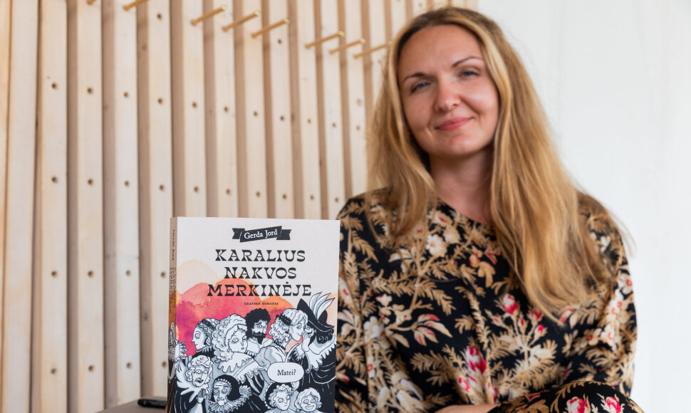 Gerdos Jord komikso &bdquo;Karalius nakvos Merkinėje&ldquo; pristatymas