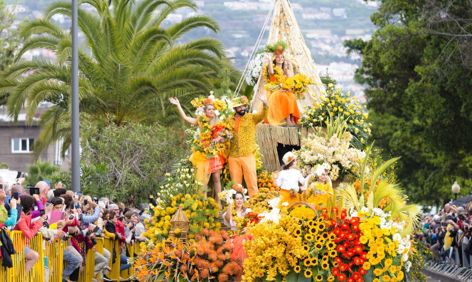 Gėlių festivalis Madeiroje 