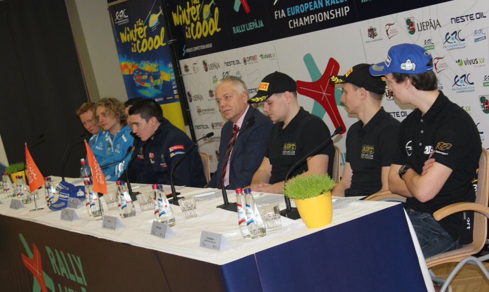 „Rally Liepaja 2015“ spaudos konferencija