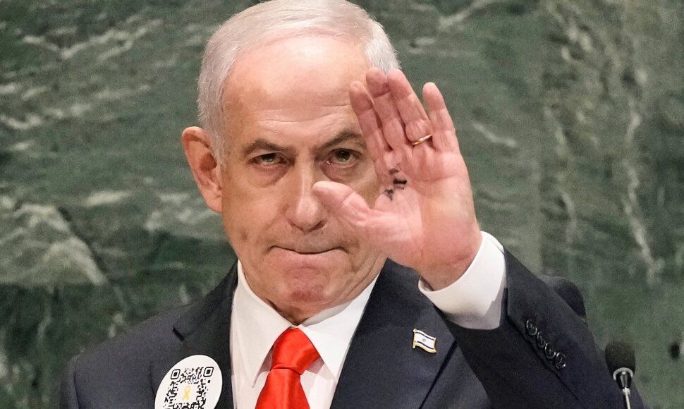 Benjaminas Netanyahu / / AP