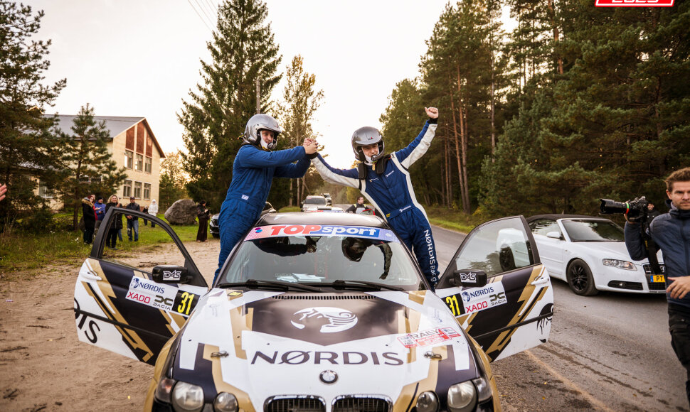 Ovidijus Va&scaron;takas ir Matas Žalandauskas &bdquo;Rally Auk&scaron;taitija&ldquo; varžybose