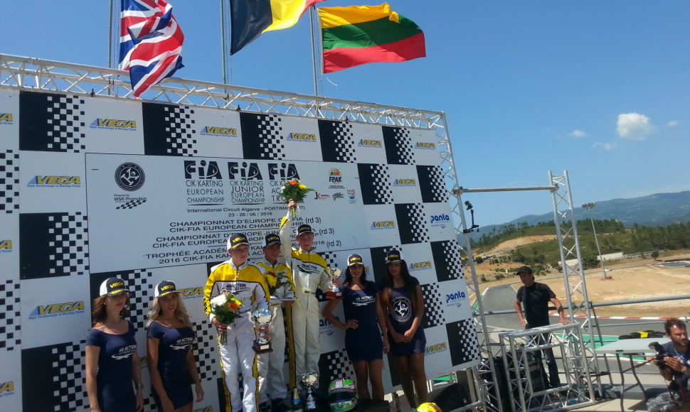 „CIK-FIA Karting Academy Trophy“ antrojo etapo Algarvėje apdovanojimai