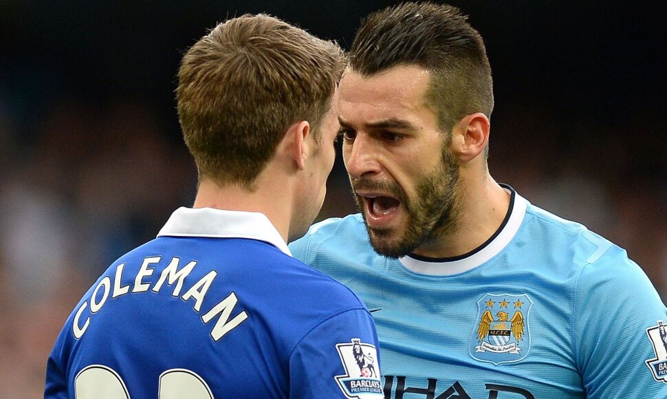 Seamus Colemanas ir Alvaro Negredo