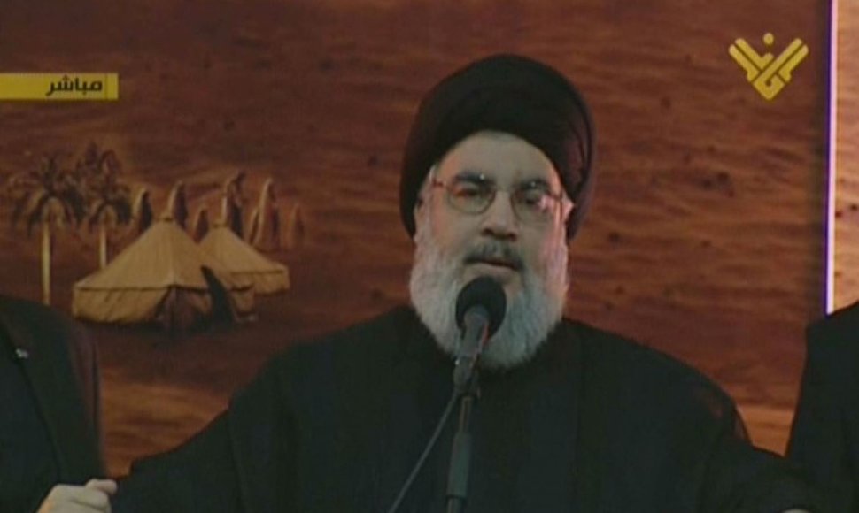 „Hizbollah“ vadovas Hassanas Nasrallah