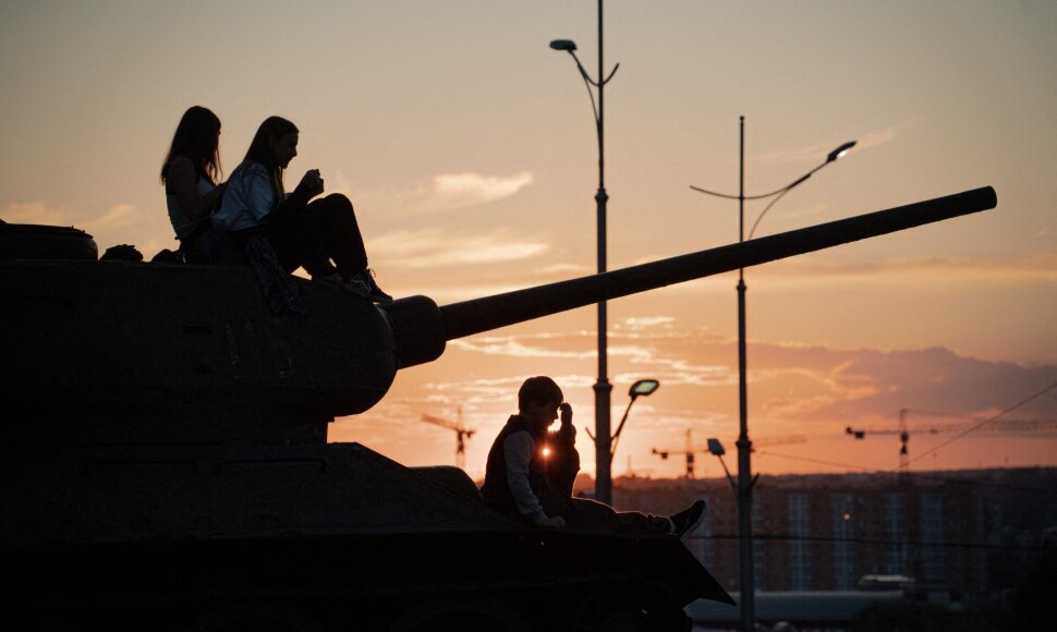 Karas Ukrainoje / IVAN SAMOILOV / AFP