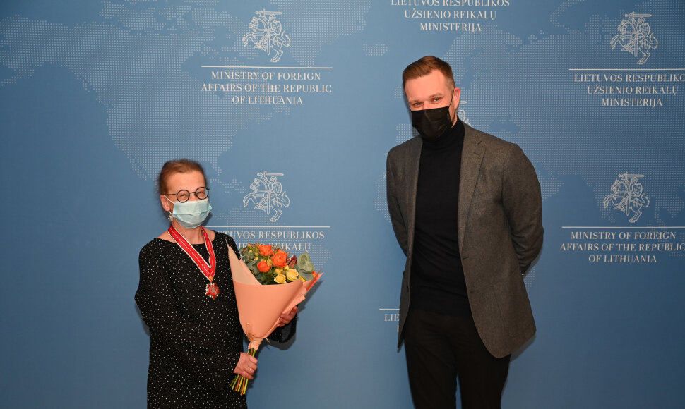 Lara Lempertienė ir Gabrielius Landsbergis