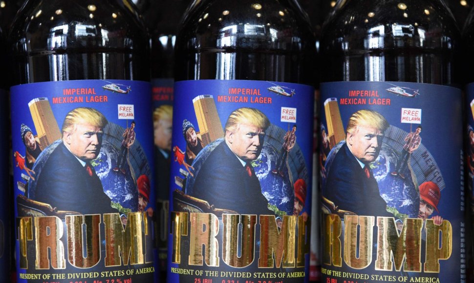 Pristatytas ukrainiečių pagamintas D.Trumpo alus