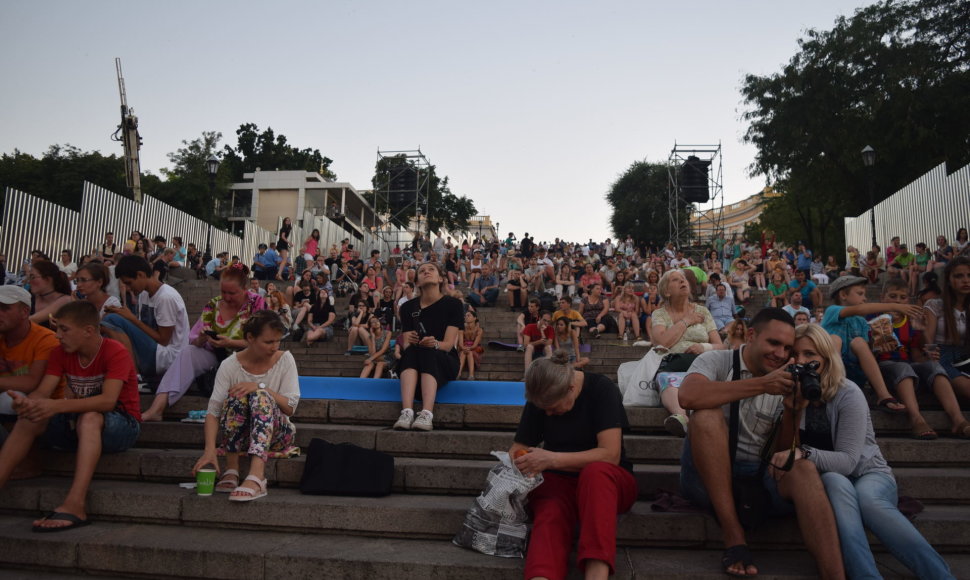 Odesos kino festivalis ant žymiųjų Potiomkino laiptų