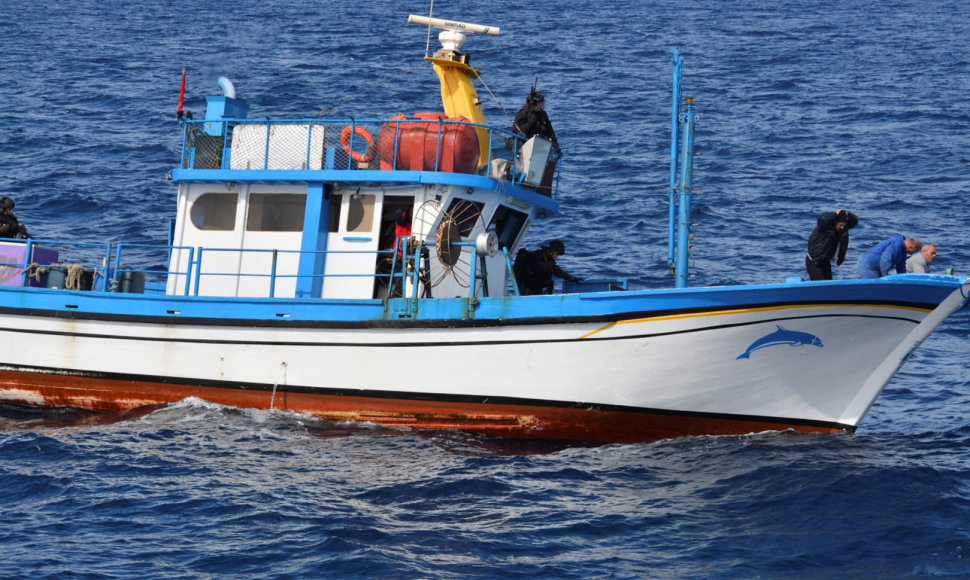 Graikijos pakrantės apsaugos tarnybos laivas