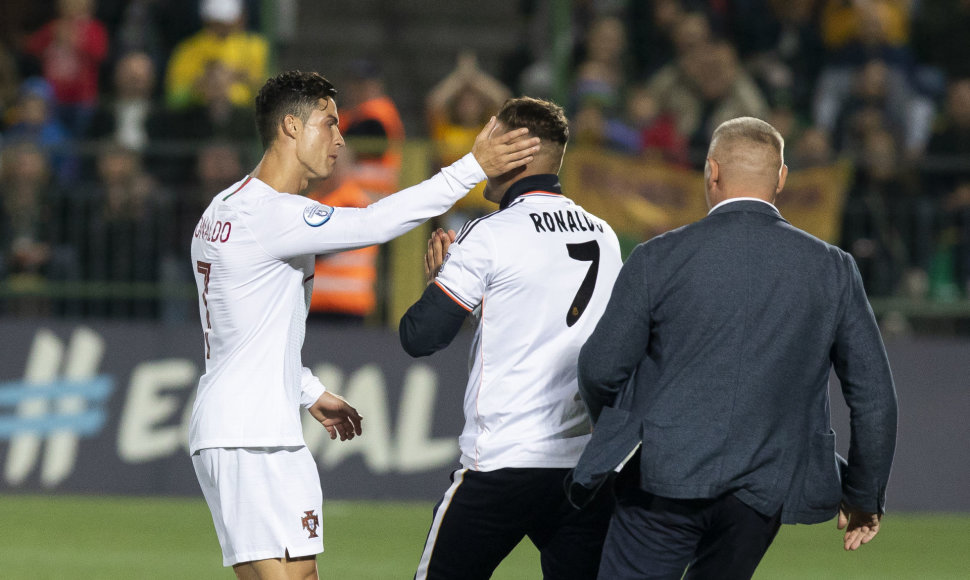 Lietuvio akibrokštas Cristiano Ronaldo nesupykdė