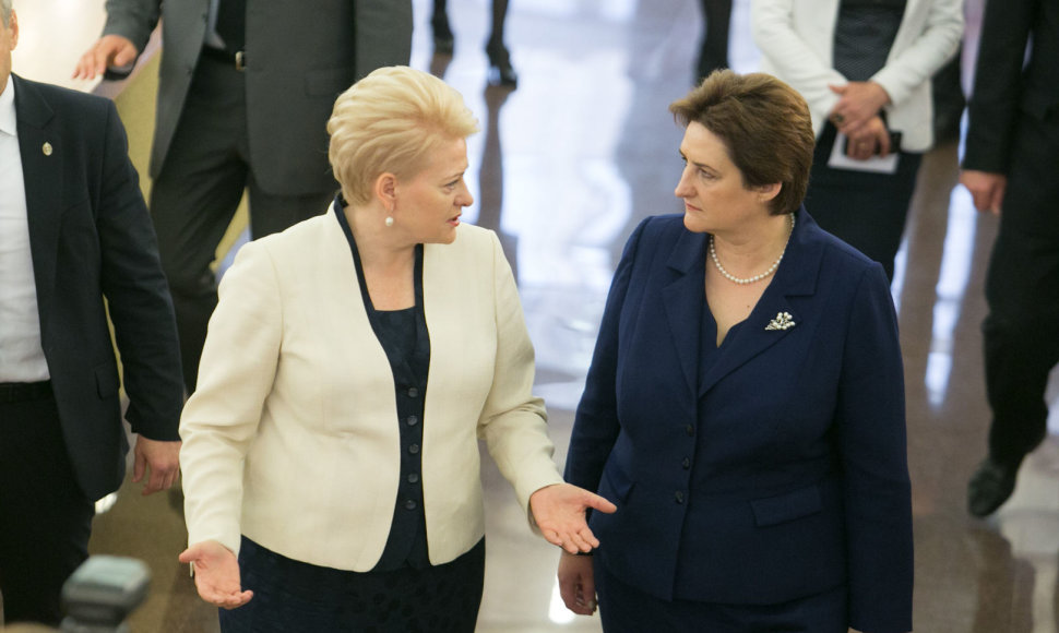 Dalia Grybauskaitė ir Loreta Graužinienė