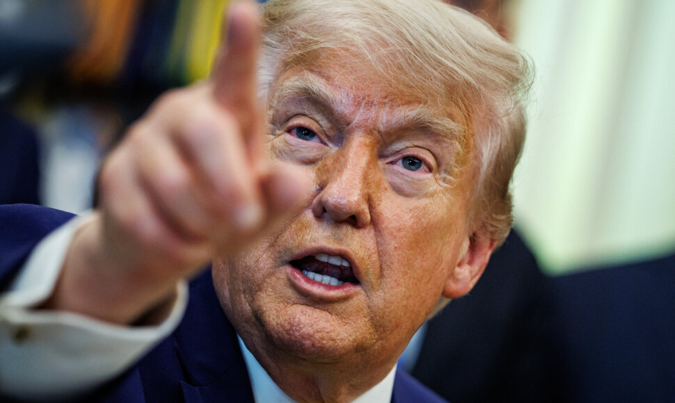 Donaldas Trumpas / Samuel Corum - Pool via CNP / picture alliance / Consolidated News Photos
