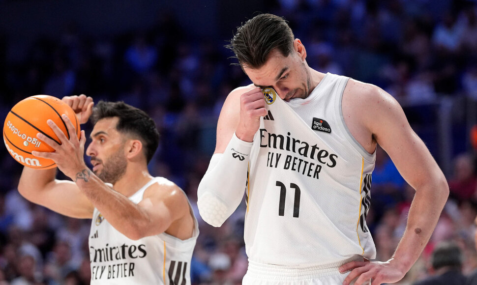 Mario Hezonja ir kiti Madrido "Real" krep6šininkai netikėtai eliminuoti Ispanijos lygos ketvirtfinalyje.