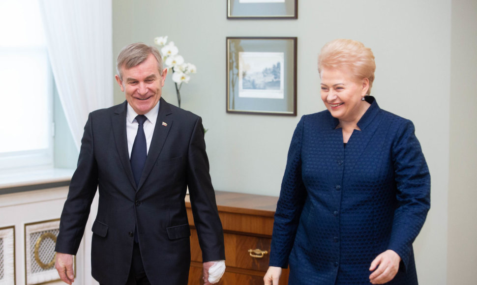 Viktoras Pranckietis ir Dalia Grybauskaitė