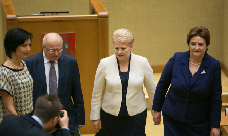 Dalia Grybauskaitė, Loreta Graužinienė, Zenonas Vaigauskas