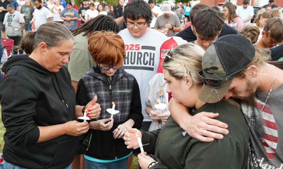 Šūviai pranešti Appalachee vidurinėje mokykloje / MEGAN VARNER / Getty Images via AFP