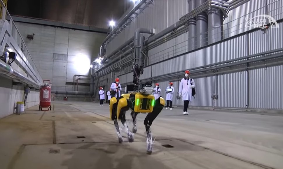 „Boston Dynamics Spot“ robotas Černobylio atominėje elektrinėje