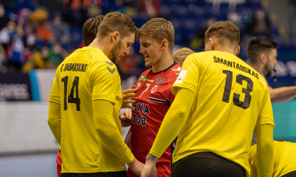 Europos rankinio čempionatas: Lietuva – Norvegija