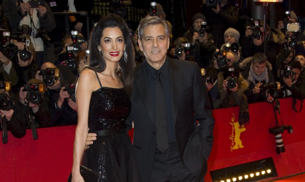 George'as Clooney ir Amal Clooney 