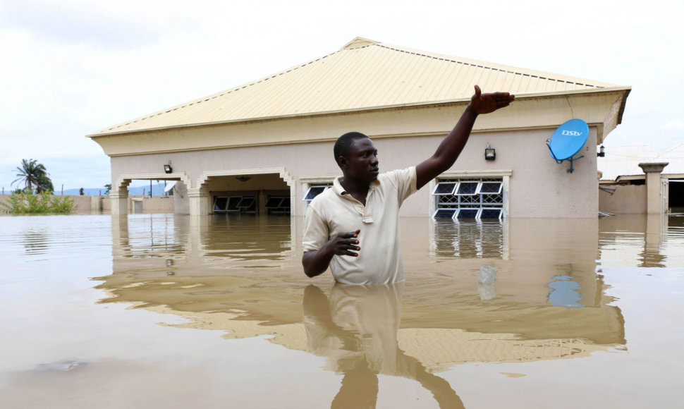 Nigerijoje per potvynius žuvo apie 100 žmonių