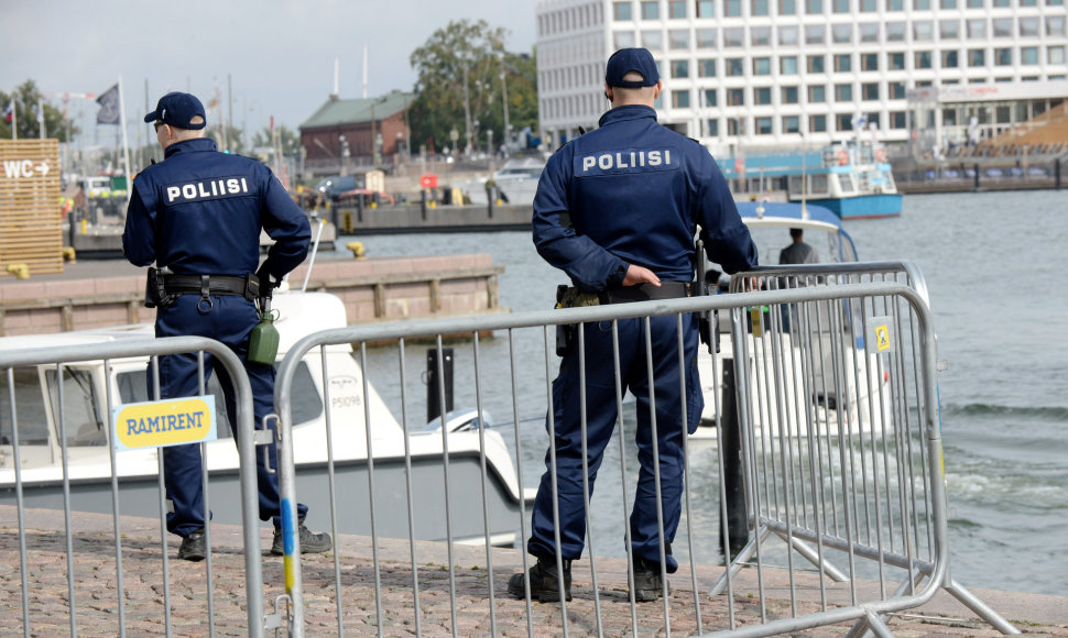 Policininkai Helsinkyje