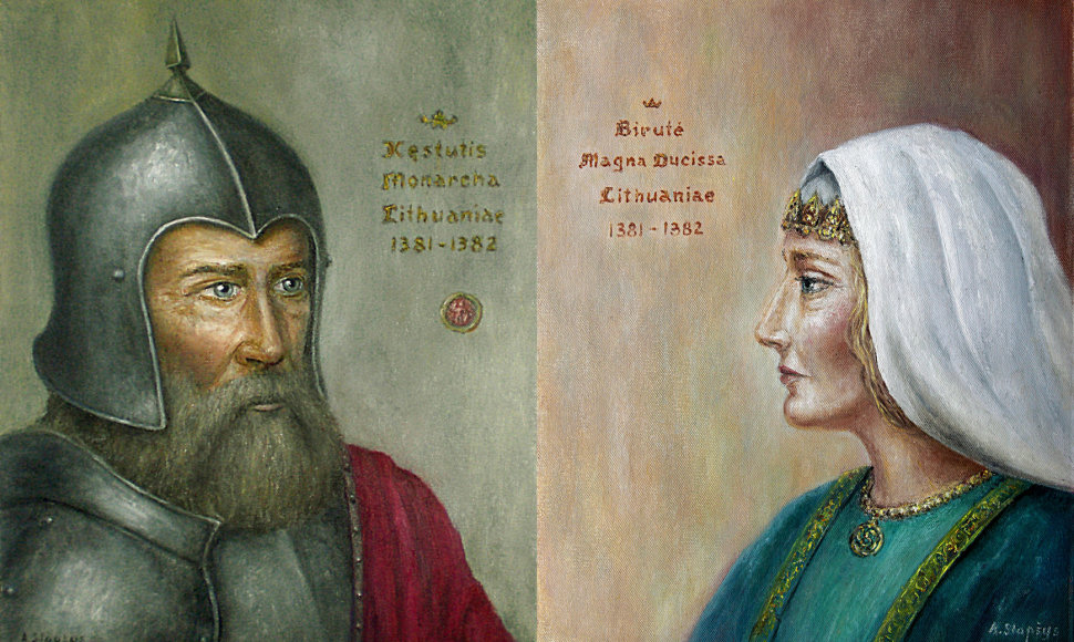 Didysis kunigaikštis Kęstutis ir kunigaikštienė Ona