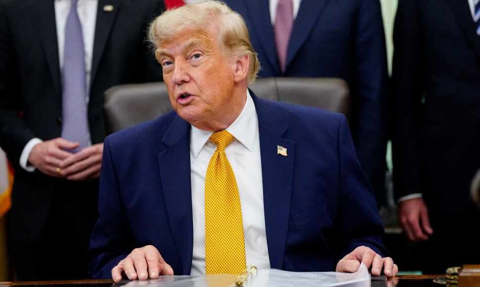 Donaldas Trumpas / Bonnie Cash - Pool via CNP / picture alliance / Consolidated News Photos