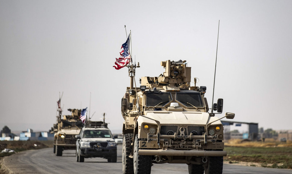 Iš Sirijos išvedami JAV kariai įžengė į Iraką